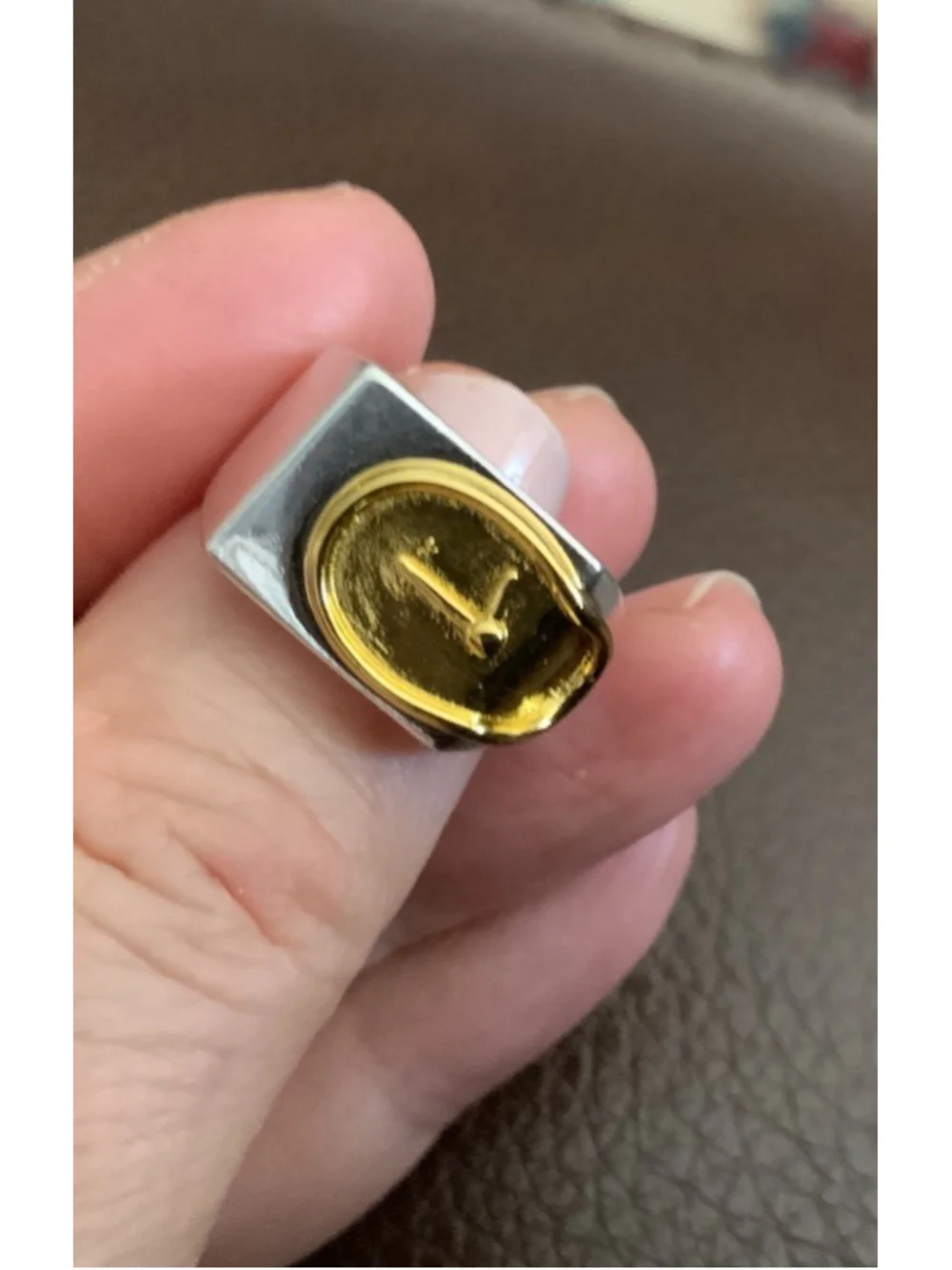 Museum Salvador Dali Sz 7 Melting Clock Ring Gold Surreal Silver Statement Boho